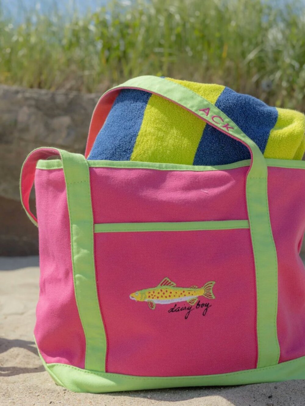 Dairy Boy The Everything Tote | Watermelon